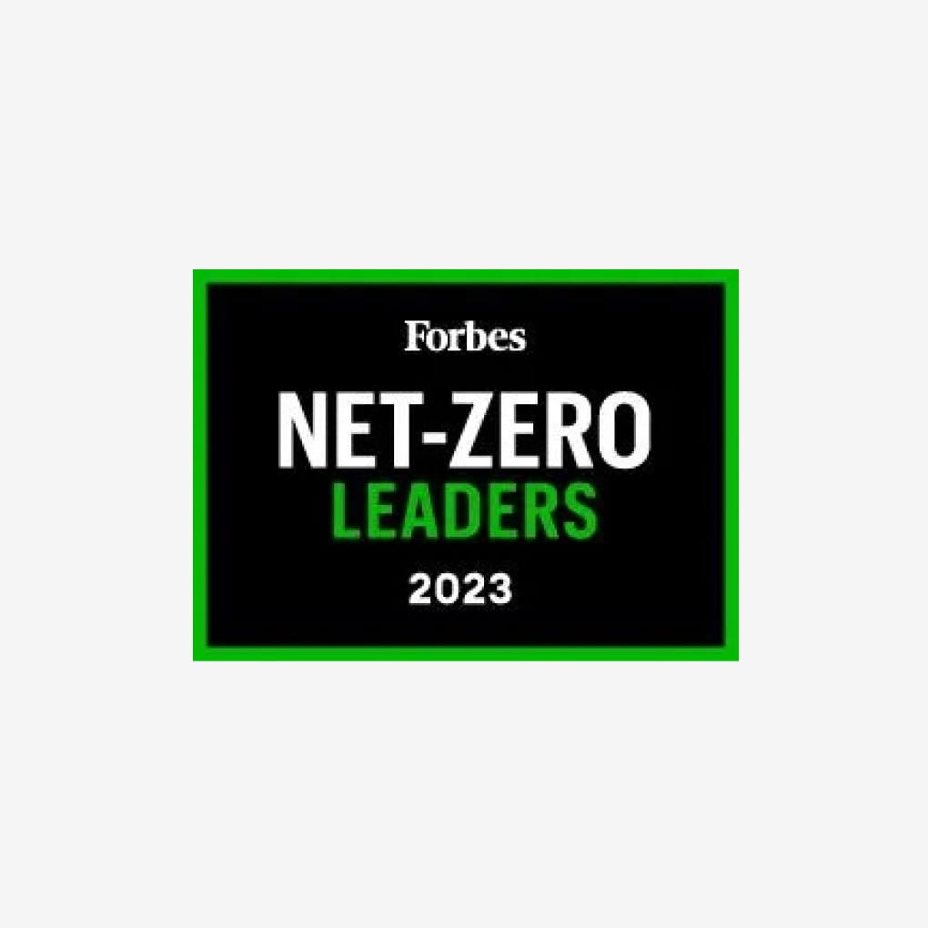 Forbes Net Zero Leaders 2023 logo.