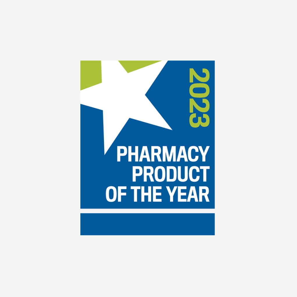 Pharmacy Product of the Year Awards 2023 logo.