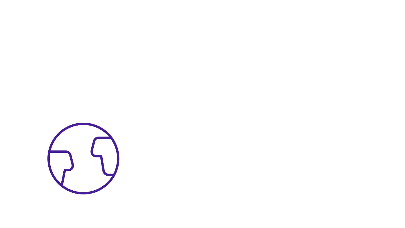 Icon depicting planet Earth.